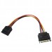 SATA 15 Pin Male To Female Power Converter Adapter Extension Cable