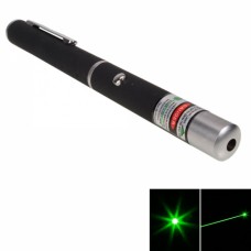 1MW 532nm Mid-open Green Laser Pointer Black