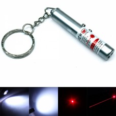 2 in 1 5mW 650nm LED Flashlight Style Red Laser Pointer