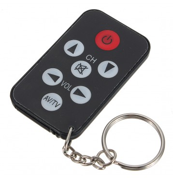 Universal Infrared IR Mini TV Remote Control Keychain Key Ring