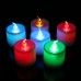 7 Color LED Monochrome Flash Candle Light Flicker Electronic Flameless