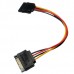 SATA 15 Pin Male To Female Power Converter Adapter Extension Cable