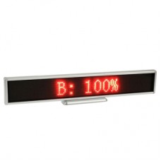 Red Programmable LED Moving Scrolling Message Display Sign Indoor Board, Display Resolution: 128 x 16 Pixels, Length: 41cm