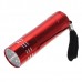 9 LED Pocket Torch Flashlight Camping Light Lamp AAA