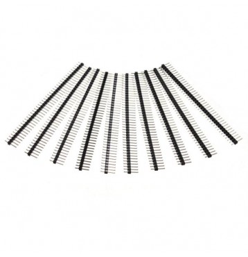 10 Pcs 40 Pin 2.54mm Single Row Male Pin Header Strip For Arduino Prototype Shield DIY