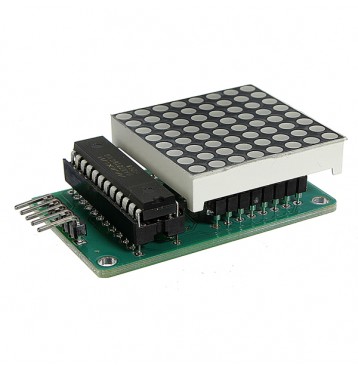 3Pcs MAX7219 Dot Matrix Module DIY Kit SCM Control Module For Arduino