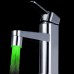 7 Color Changing LED Faucet Color Changing Water Tap Light Silver