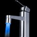 7 Color Changing LED Faucet Color Changing Water Tap Light Silver