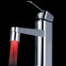 3X 7 Color Changing LED Faucet Color Changing Water Tap Light Silver