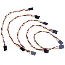 5 Pcs 4 Pin 20cm 2.54mm Jumper Wire Cables DuPont Line For Arduino