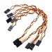 5 Pcs 3 Pin 20cm 2.54mm Jumper Wire Cables DuPont Line For Arduino