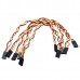5 Pcs 3 Pin 20cm 2.54mm Jumper Wire Cables DuPont Line For Arduino