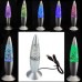 USB Multi-Color Changing Rocket Lava Lamp LED Glitter Light Decoration