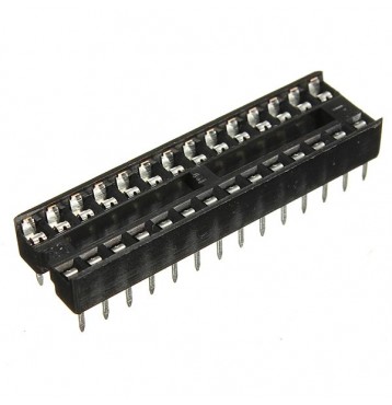 10Pcs 28 Pins IC DIP 2.54mm Wide Integrated Circuit Sockets Adaptor