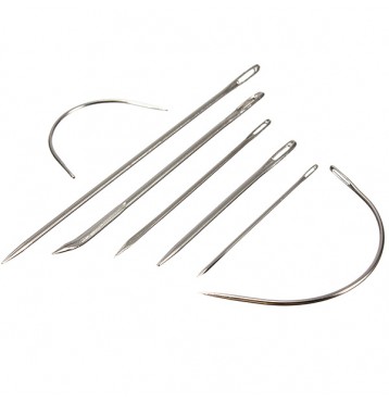 7Pcs Hand Repair Sewing Needles Patching Tool