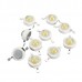 10pcs 3W LED Lamp Bulb Chips 200-230Lm White/Warm White Beads