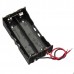 3Pcs DIY 2 Slot Series 18650 Battery Holder With 2 Leads