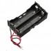 DIY 2 Slot Series 18650 Battery Holder With 2 Leads