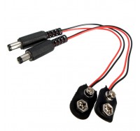 2Pcs 9V Battery Buckle Snaps Power Cable Connector For Arduino