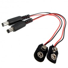 2Pcs 9V Battery Buckle Snaps Power Cable Connector For Arduino