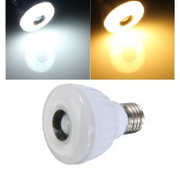 5W E27 25 LED 3528 SMD Light Lamp Infrared PIR Motion Sensor Detector